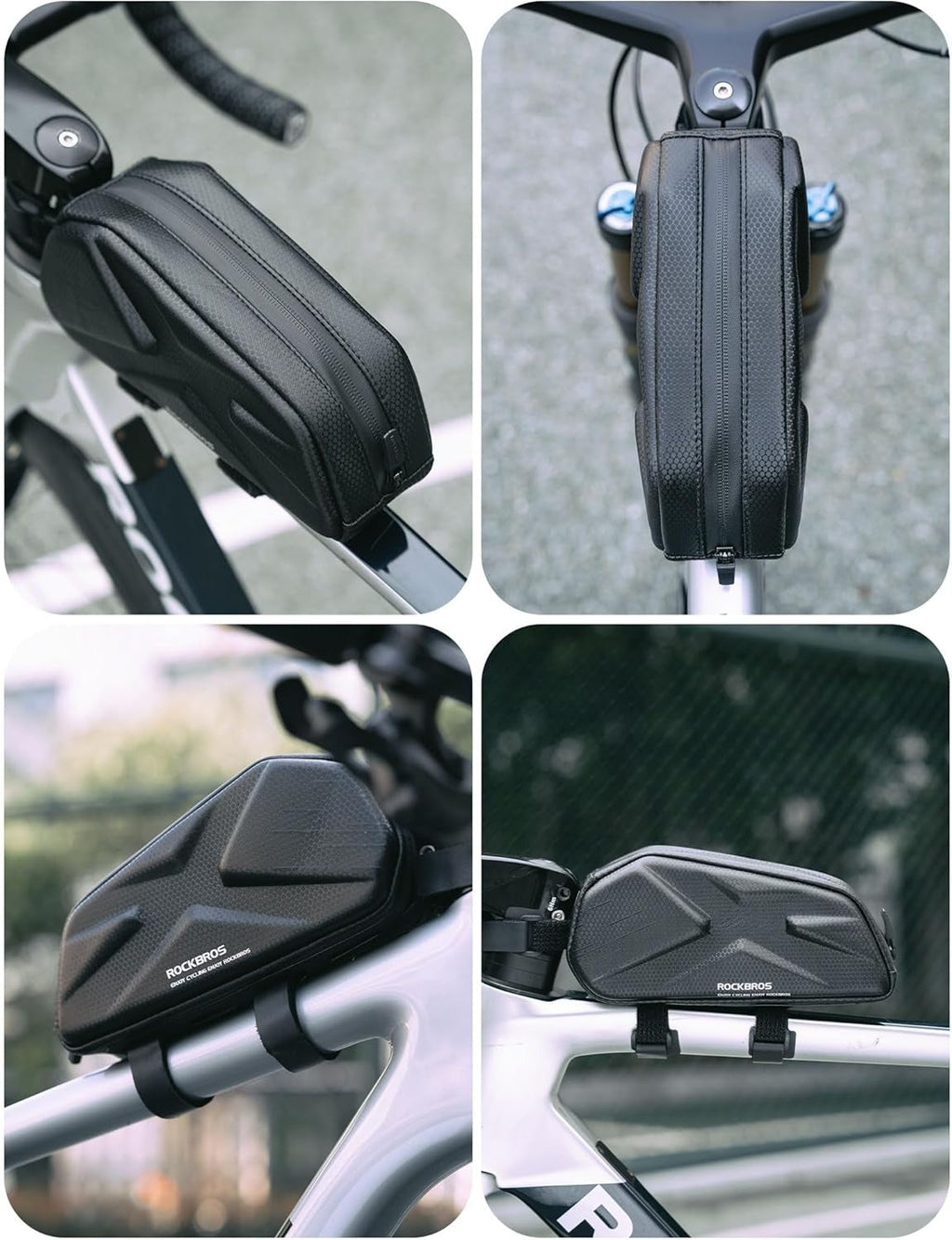 ROCKBROS Fahrrad Rahmentasche Fahrradtasche Oberrohrtasche 1.4L