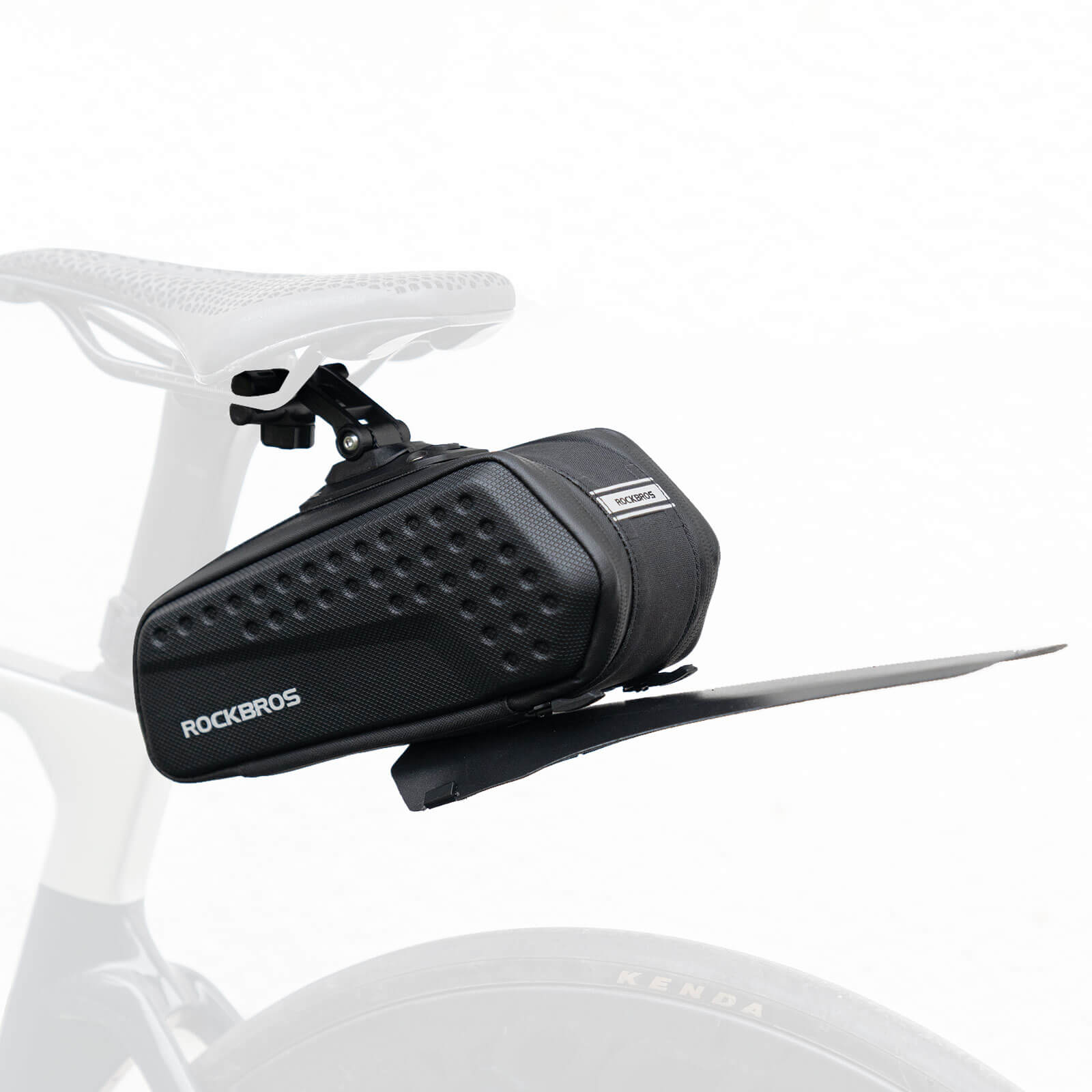 ROCKBROS Fahrrad Satteltasche mit Schutzblech Wasserabweisend 1,3L/0.8L