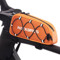 Oberrohrtasche 1 L Vollständig Reflektierend Weiß/Orange