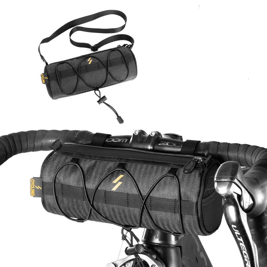 Lenkertasche 2,1L  mit Schultergurt für MTB, Rennrad, Gravel & E-Bike