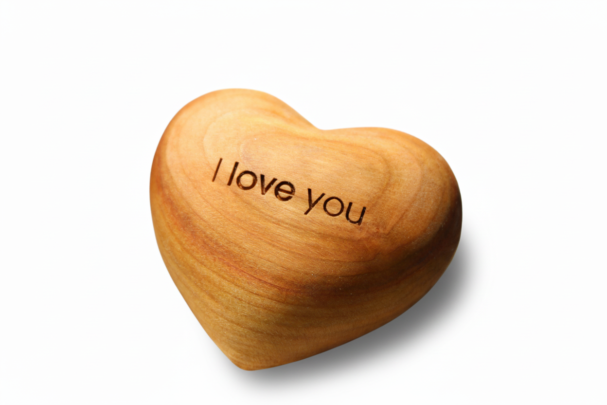 Thankgoods Holzherz I love you