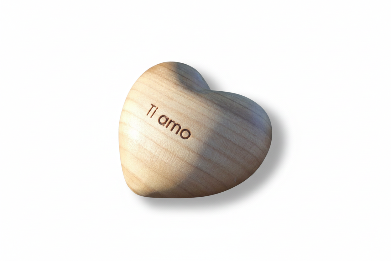 Thankgoods Holzherz Ti amo