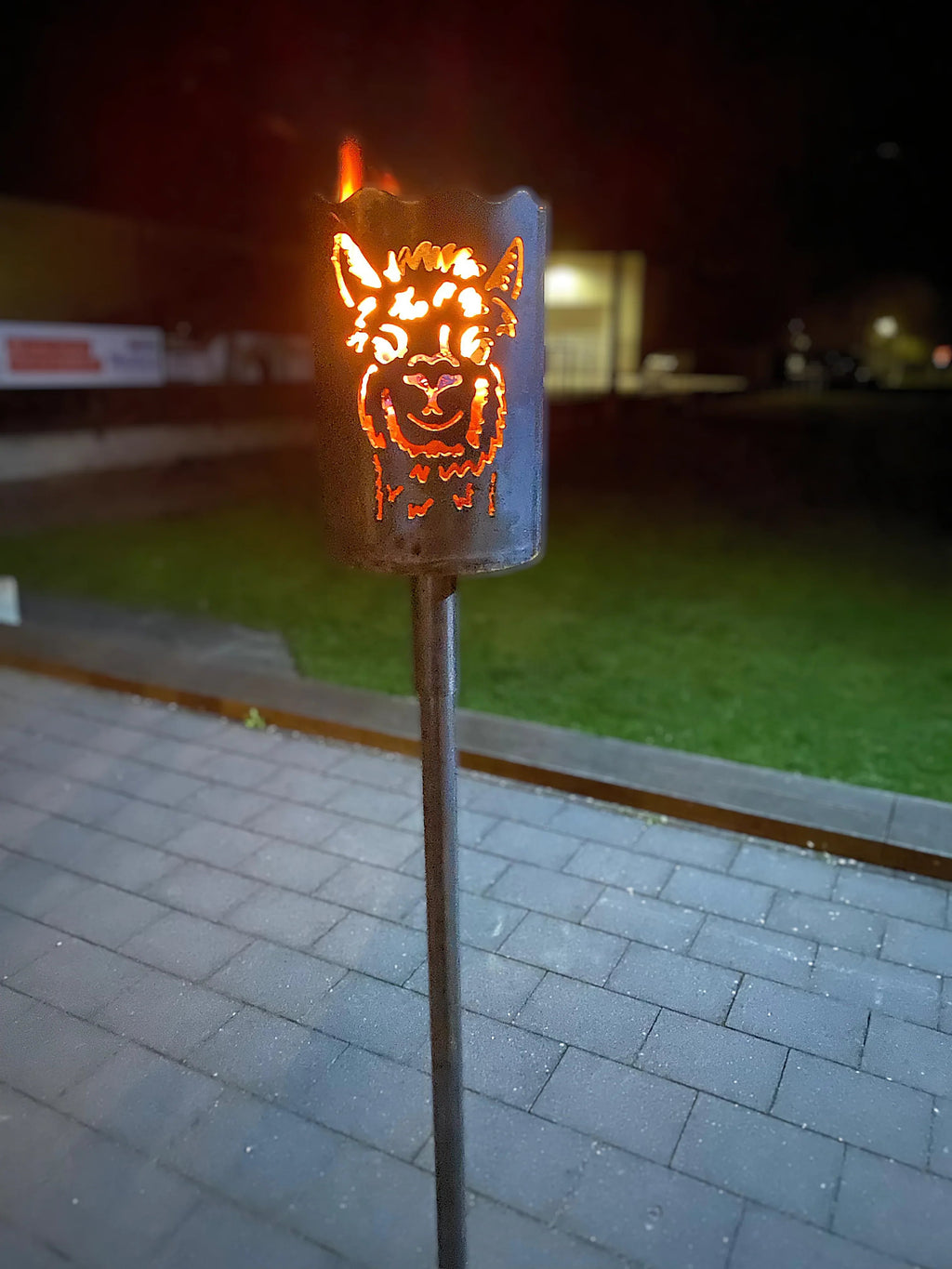Gartenfackel Alpaka